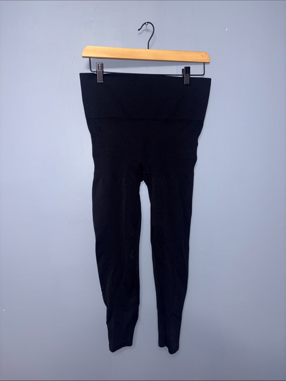 Black Ribbed Leggings